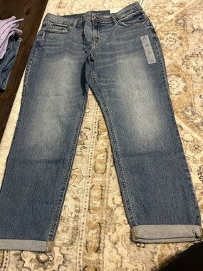 Old Navy Classic Women's Straight Leg Jeans - Light Blue